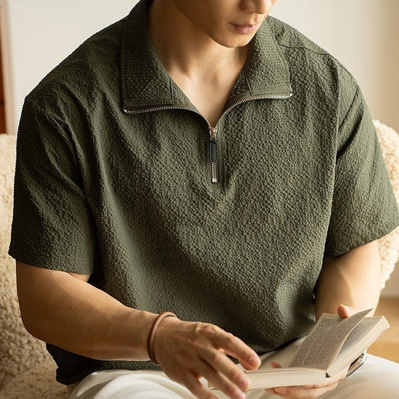 MAGLIETTA POLO TEXTURE GRANA GROSSA