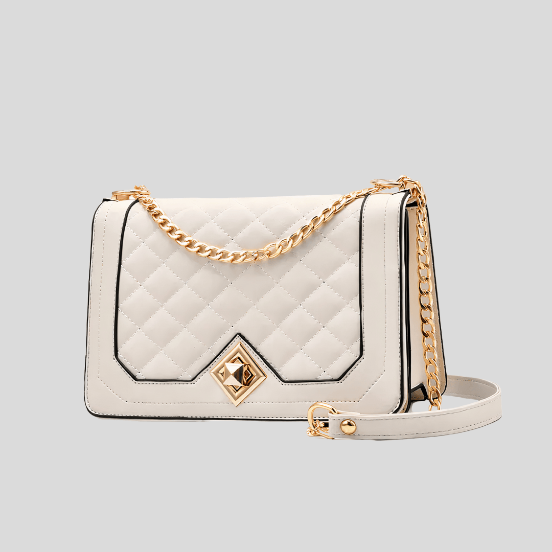 BORSA A MANO CON RICAMO DIOGONALE