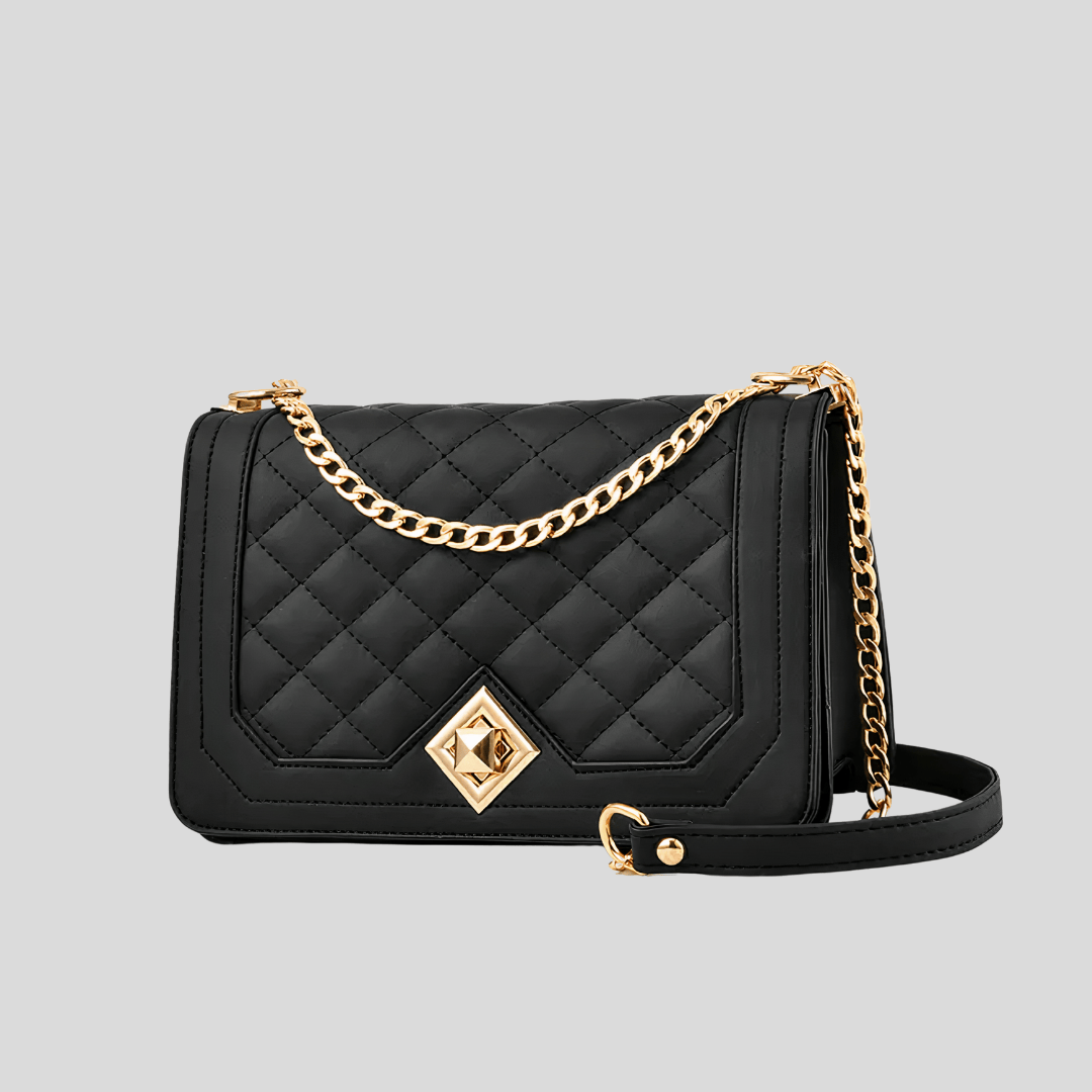 BORSA A MANO CON RICAMO DIOGONALE