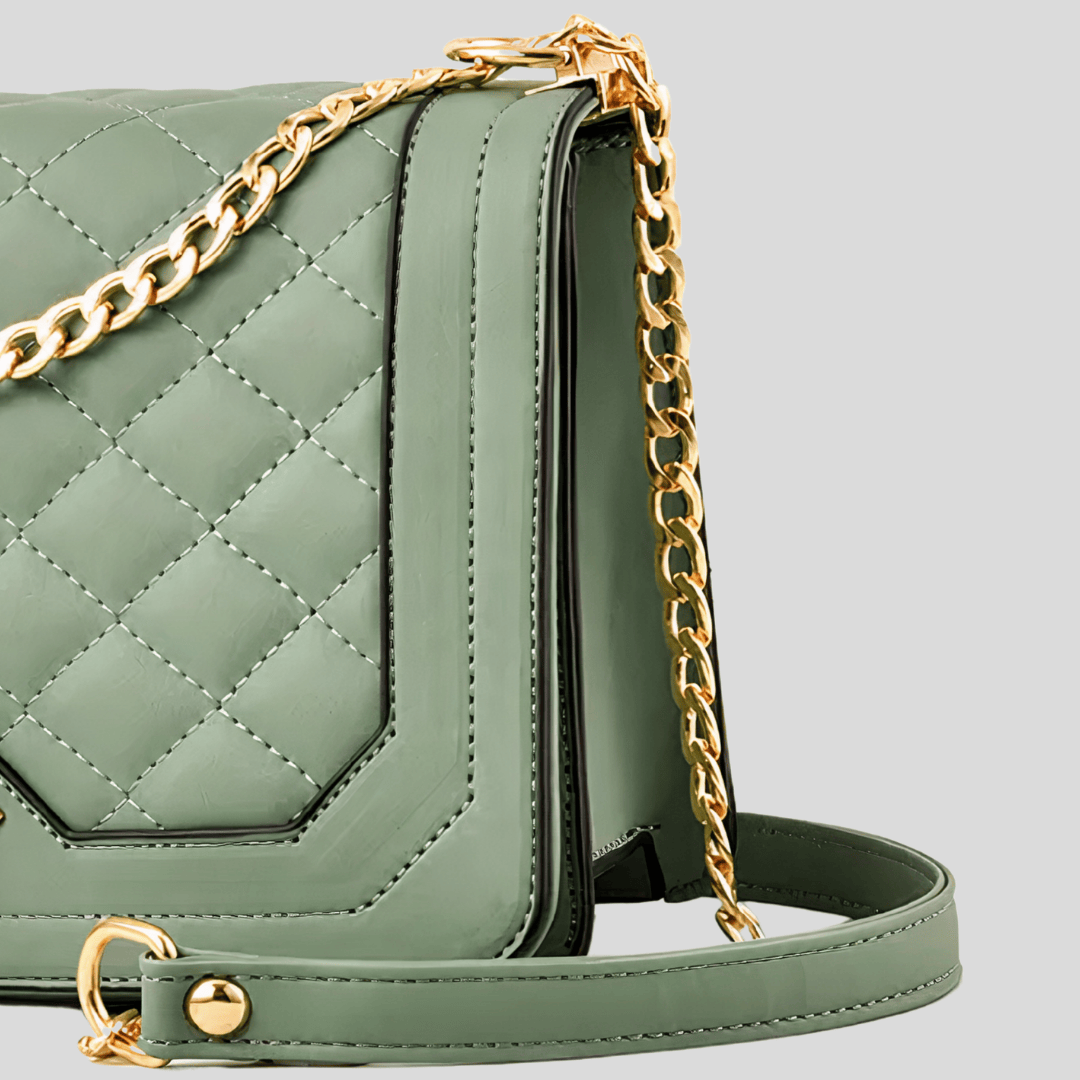 BORSA A MANO CON RICAMO DIOGONALE