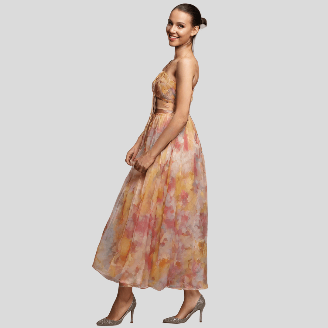 ABITO DECORO FLOREALE