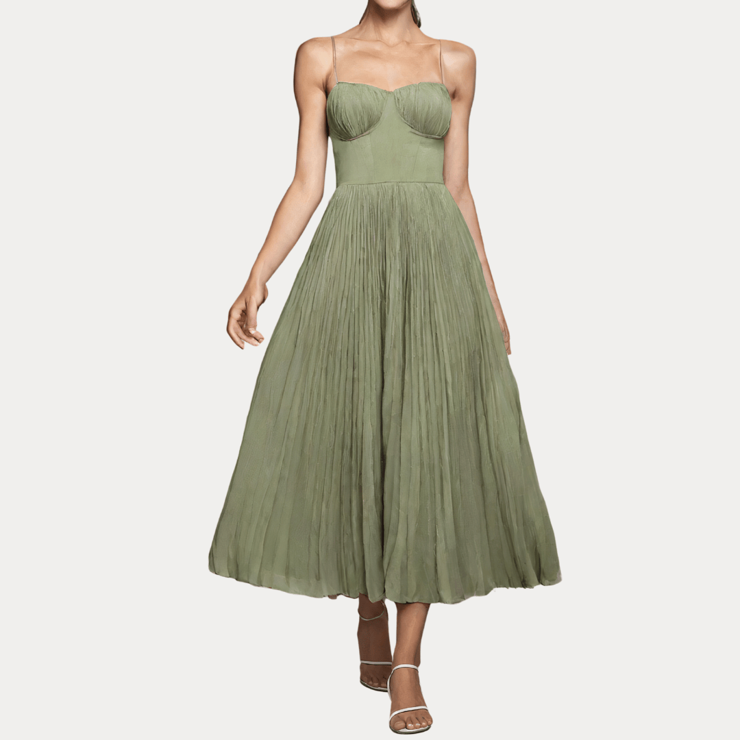 ABITO CON GONNA LUNGA A RIGHE