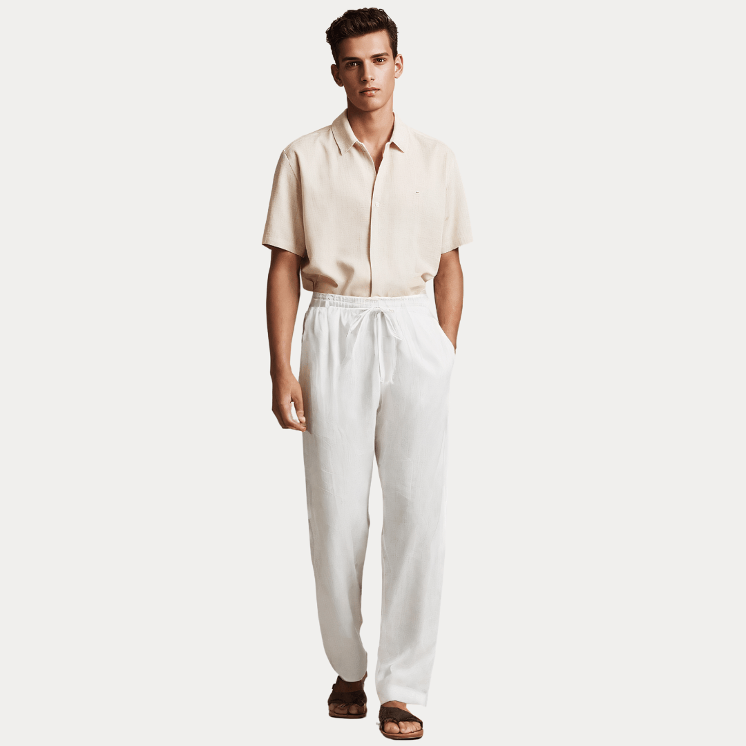 PANTALONI FRESCO LINO