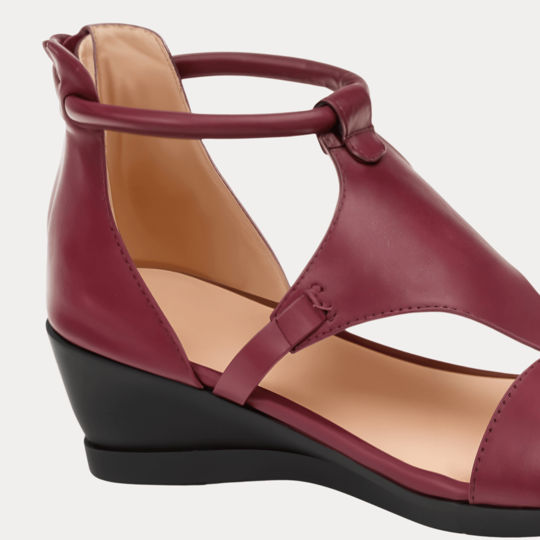 SANDALI TACCO IN PELLE