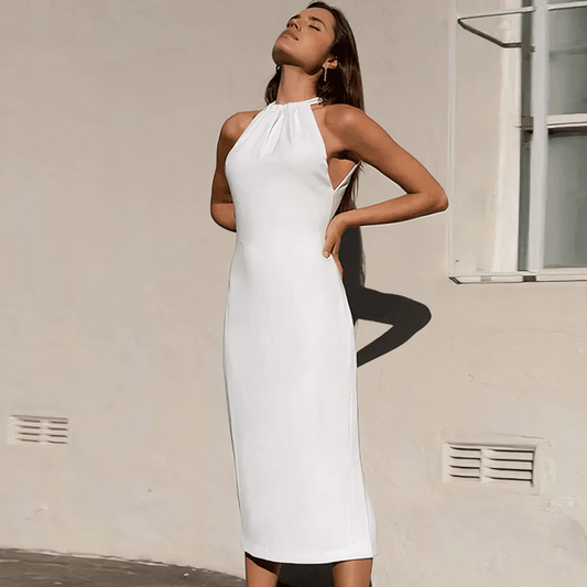 ABITO SENZA MANICHE TAGLIO ADERENTE