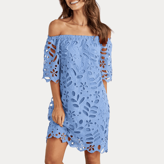 ABITO IN PIZZO FLOREALE