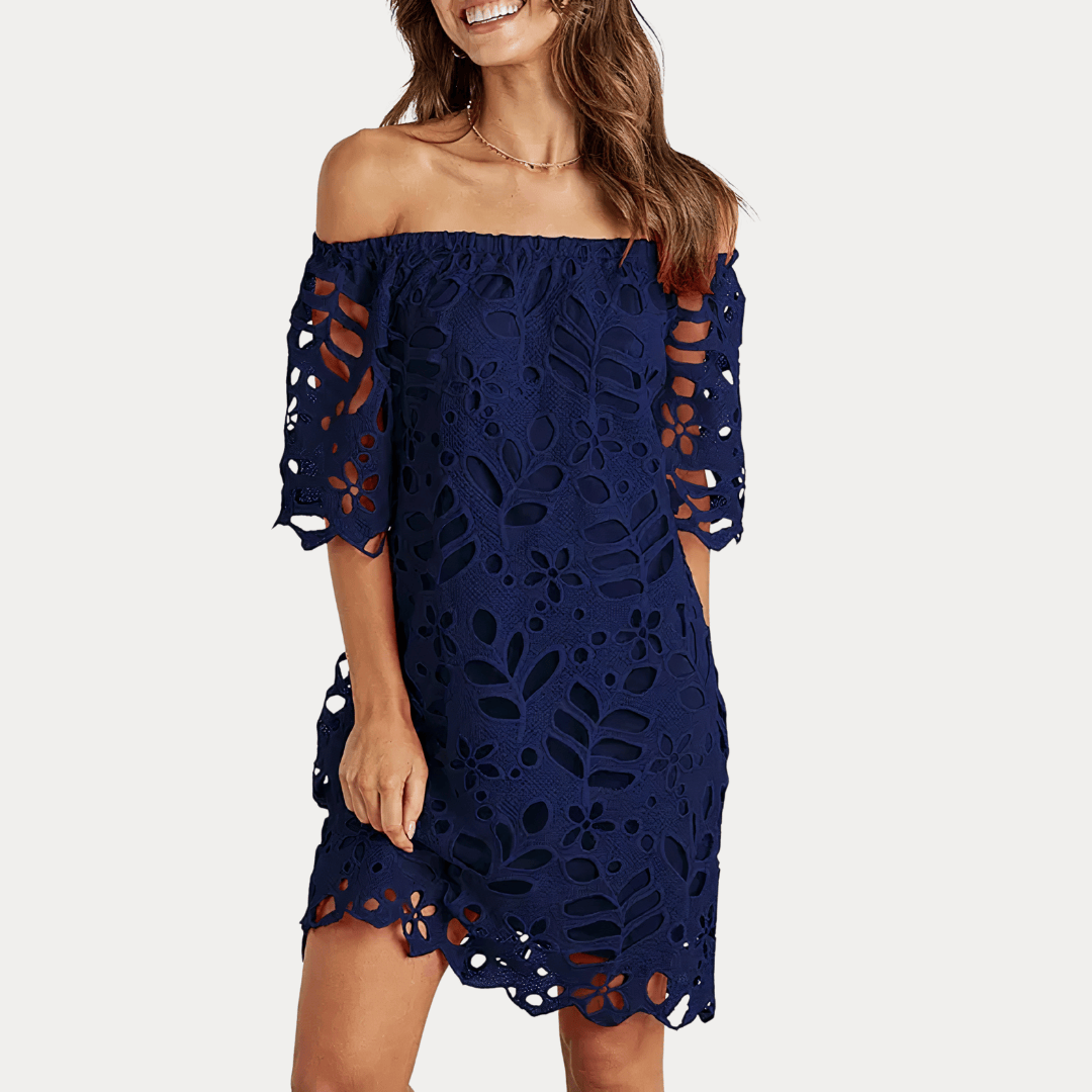 ABITO IN PIZZO FLOREALE