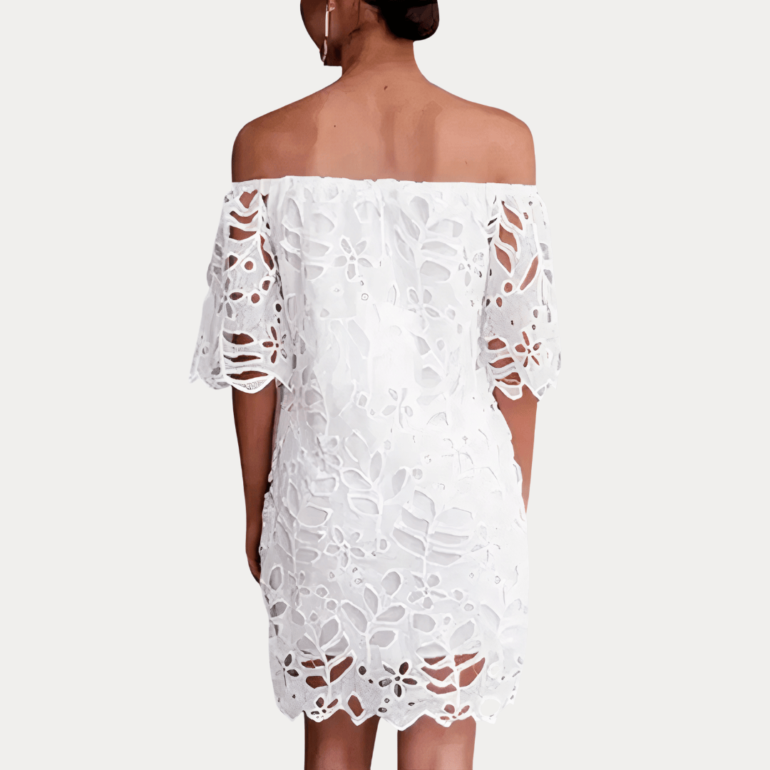 ABITO IN PIZZO FLOREALE