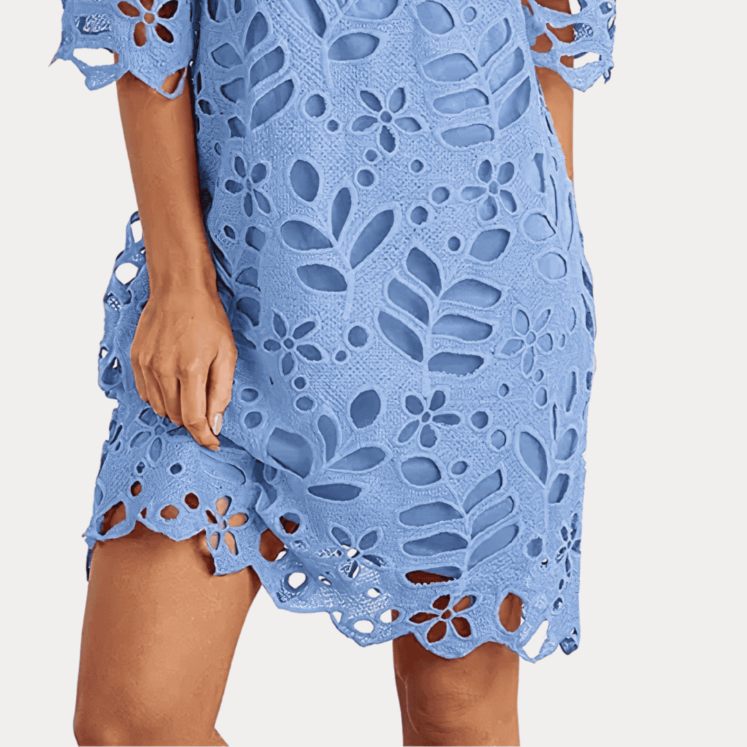 ABITO IN PIZZO FLOREALE