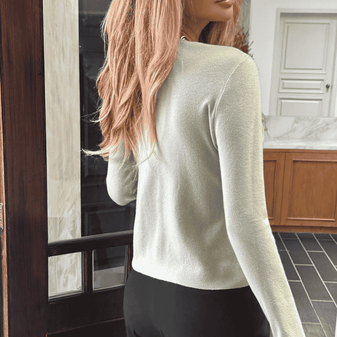 CARDIGAN A MANICHE LUNGHE CON BOTTONI