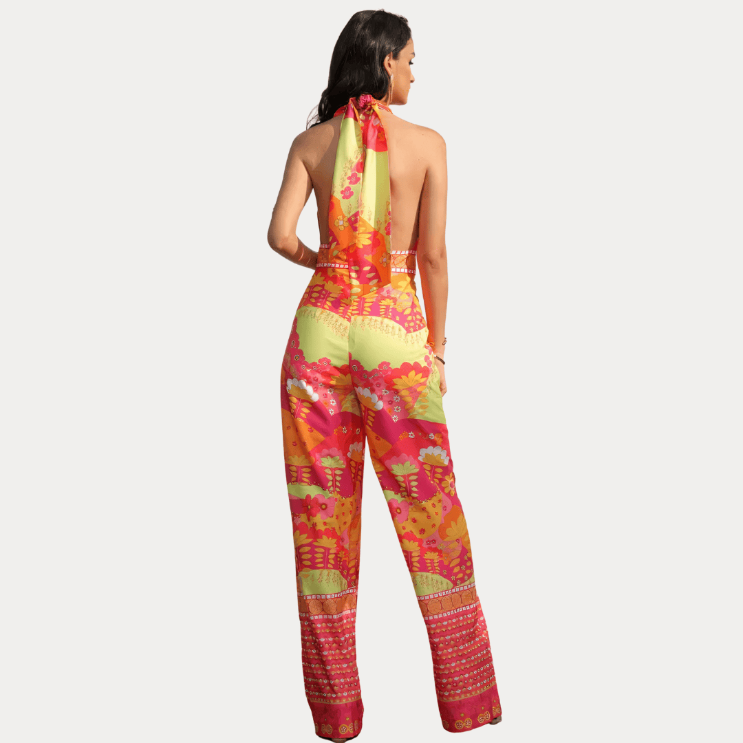 COMPLETO A VITA ALTA CON FANTASIA FLOREALE