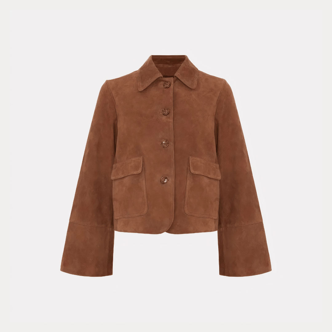 GIACCA DA DONNA IN PELLE SCAMOSCIATA