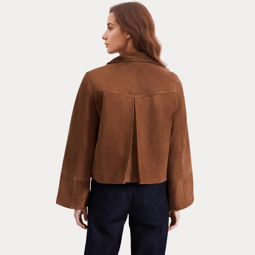 GIACCA DA DONNA IN PELLE SCAMOSCIATA