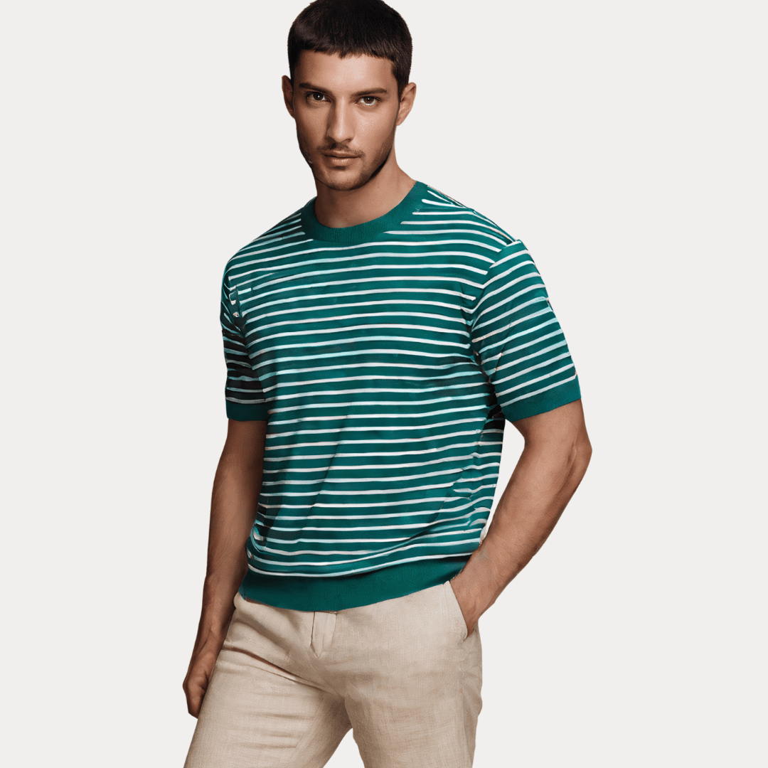 GIROCOLLO A MANICHE CORTE