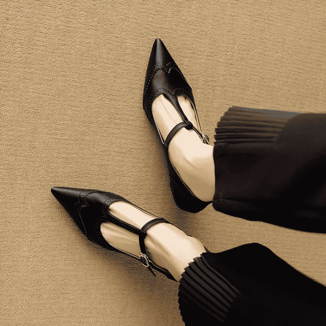 SCARPE CON TACCO IN STILE FRANCESE