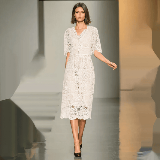 ABITO IN PIZZO RICAMATO