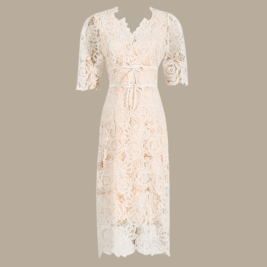 ABITO IN PIZZO RICAMATO