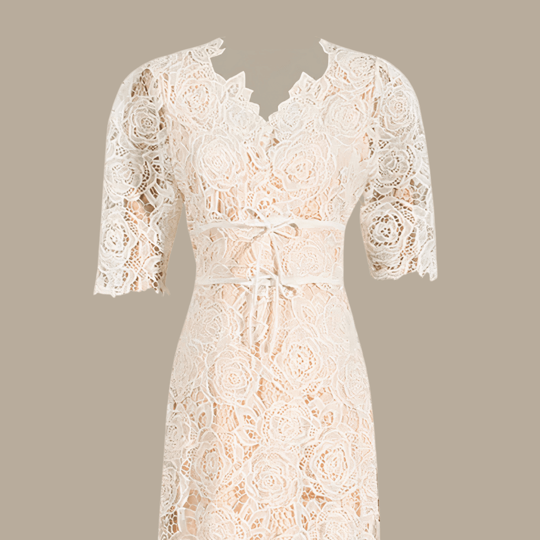 ABITO IN PIZZO RICAMATO