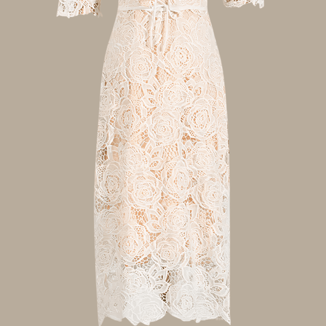 ABITO IN PIZZO RICAMATO