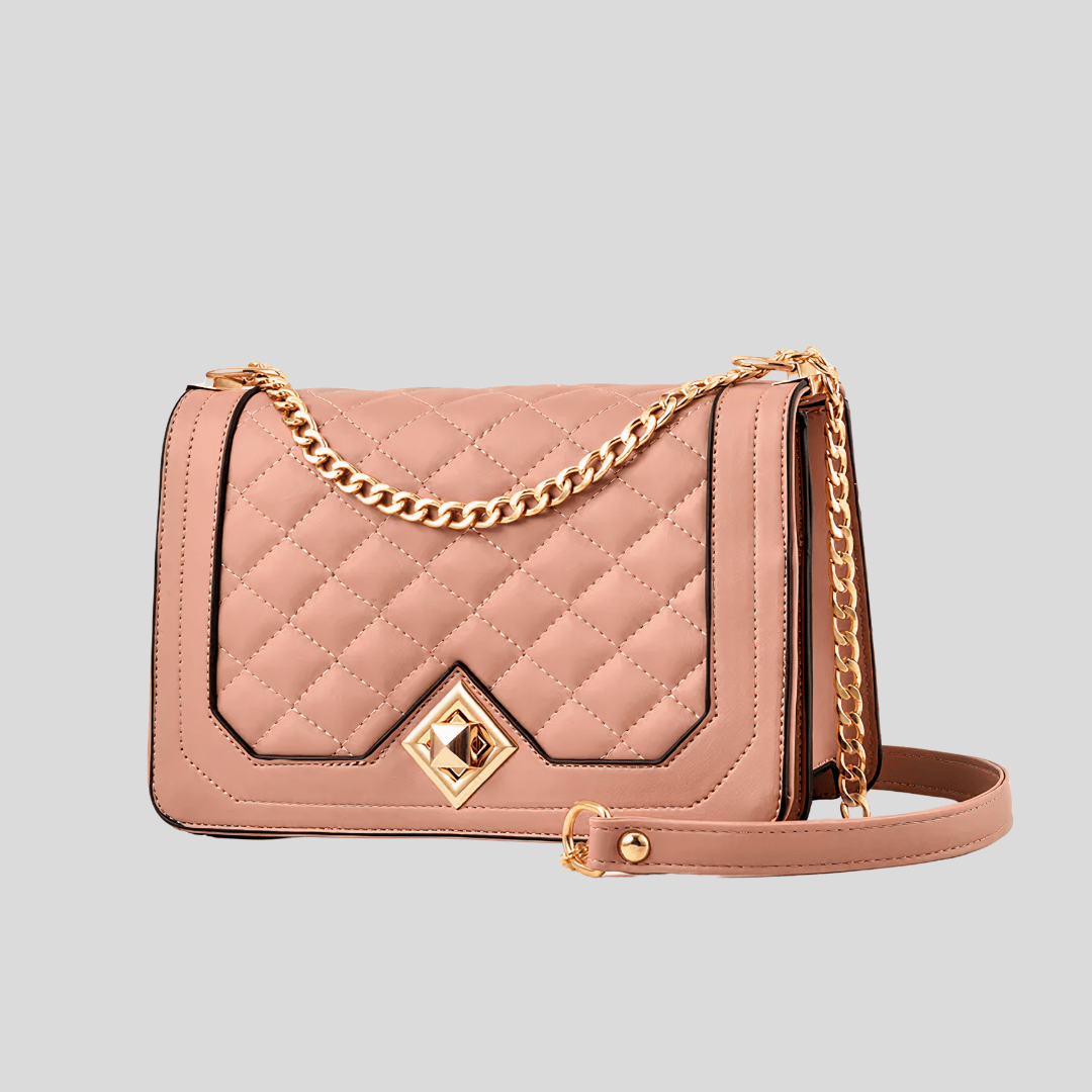 BORSA A MANO CON RICAMO DIOGONALE