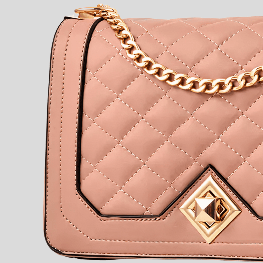 BORSA A MANO CON RICAMO DIOGONALE