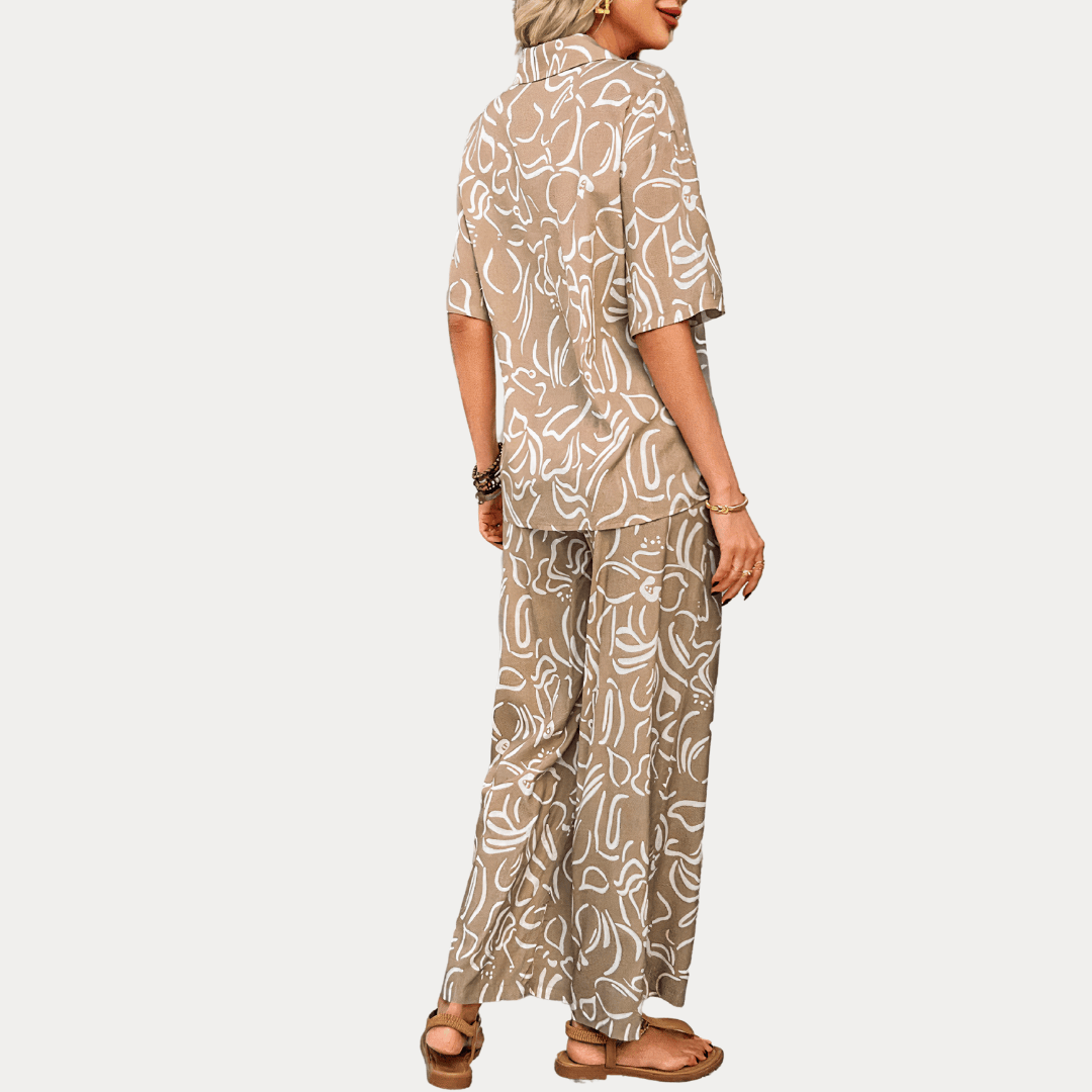 COMPLETO DUE PEZZI CON MANICHE A TRE QUARTI