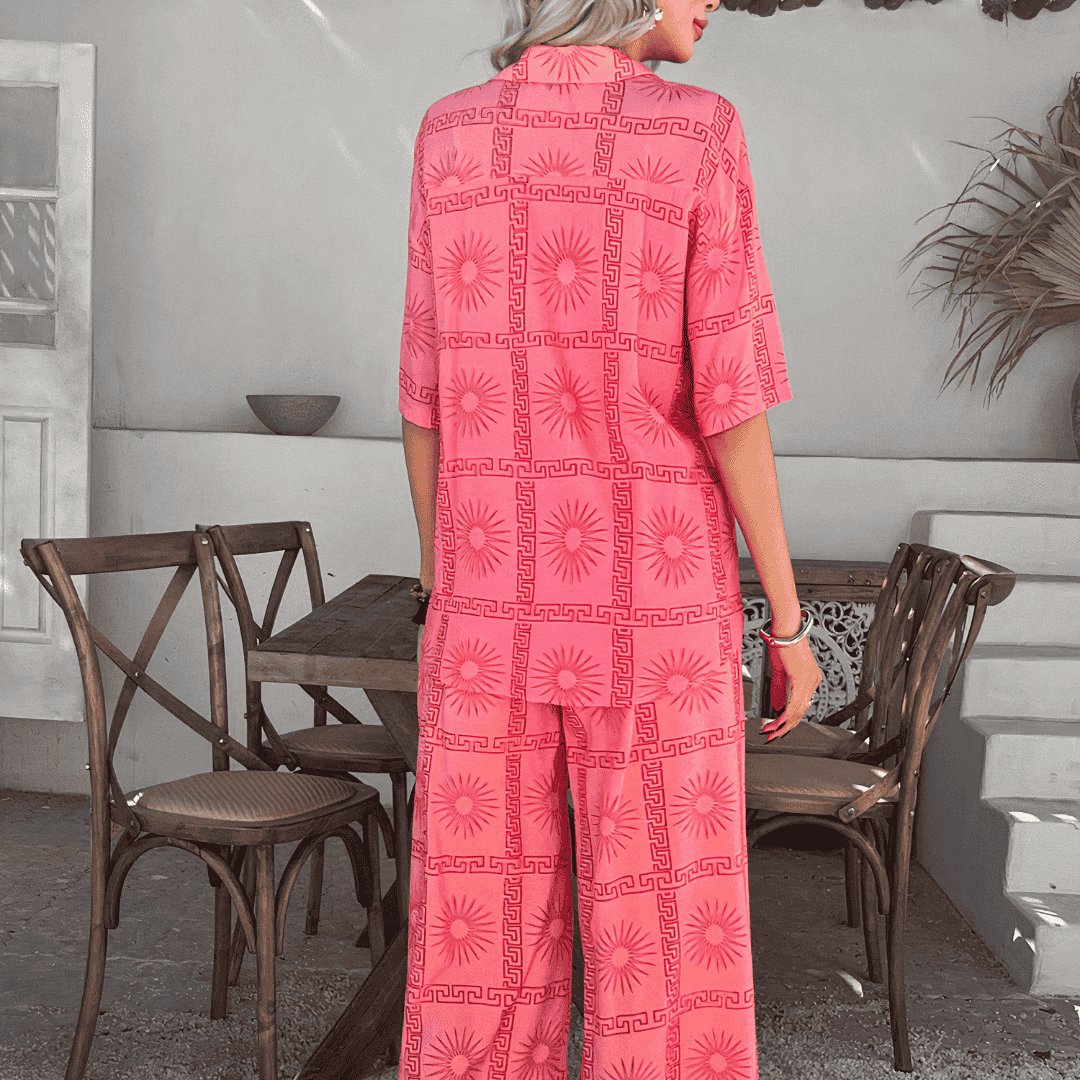 COMPLETO DUE PEZZI CON MANICHE A TRE QUARTI