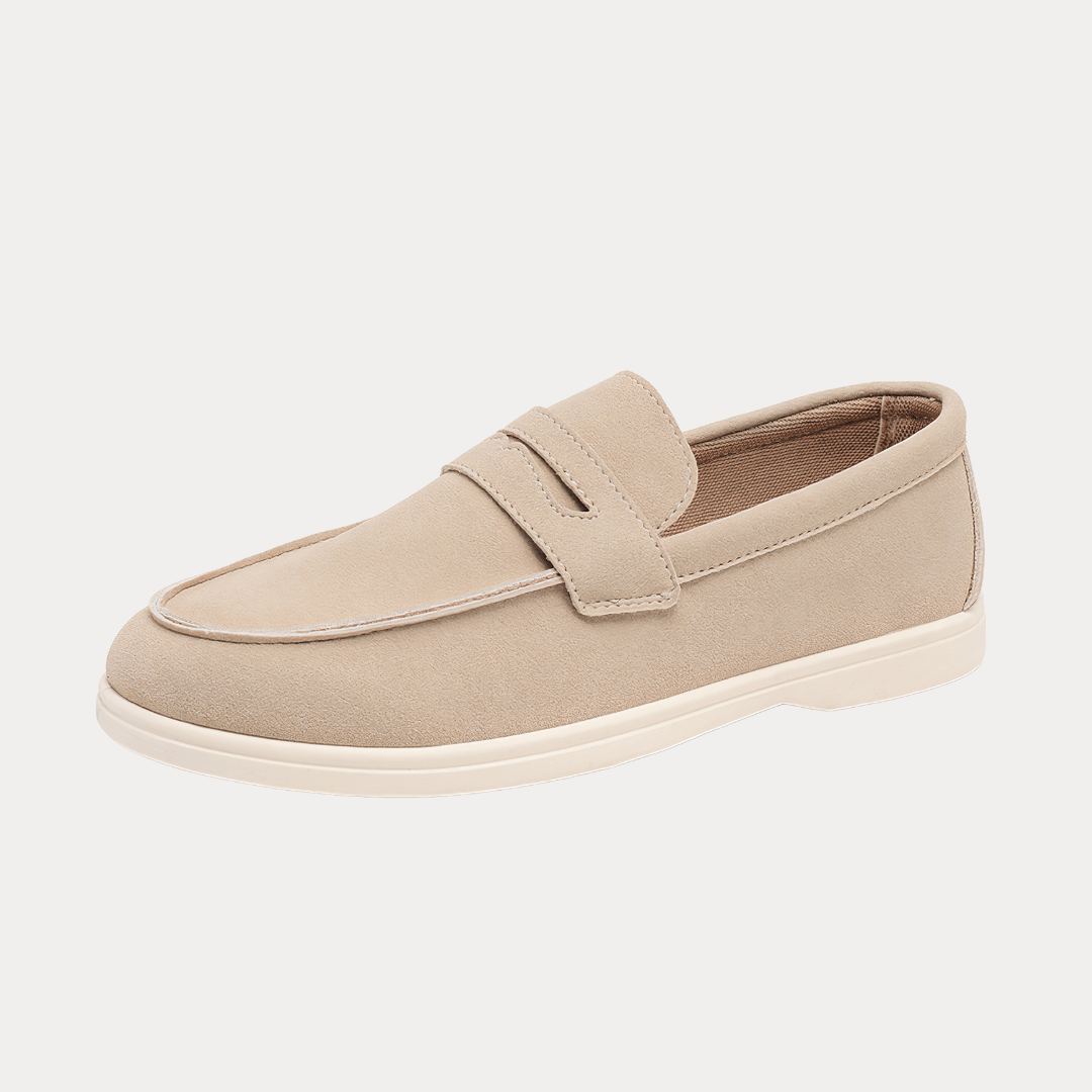 MOCASSINI IN PELLE SCAMOSCIATA