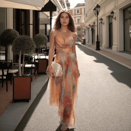 ABITO DECORO FLOREALE