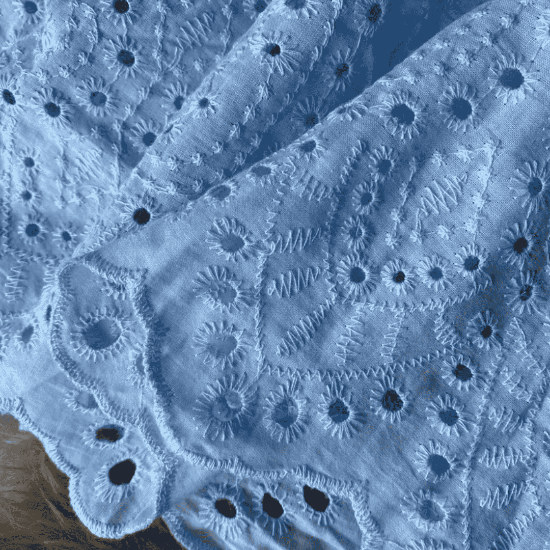 GONNA IN FRESCO COTONE RICAMATA