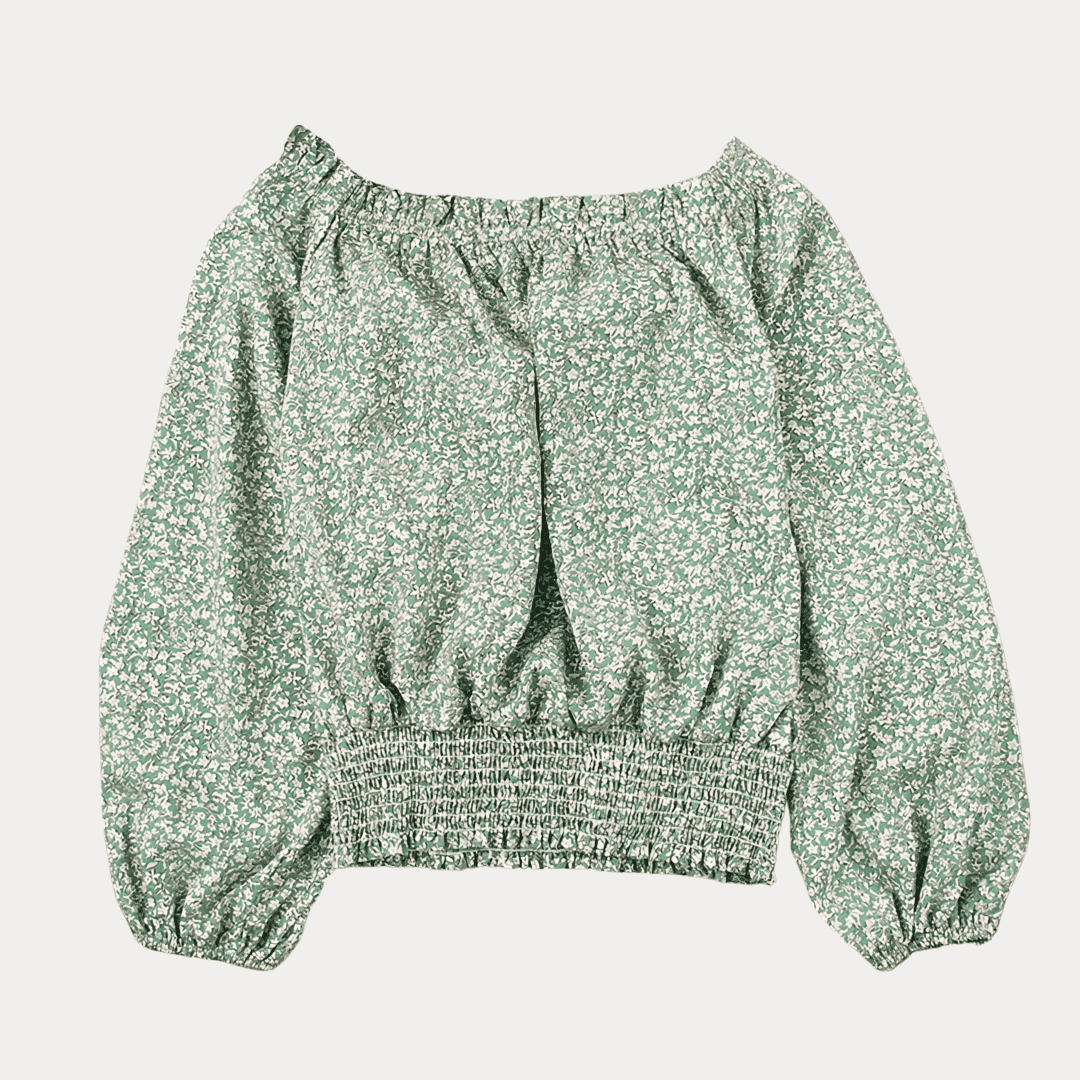 TOP IN CHIFFON FLOREALE