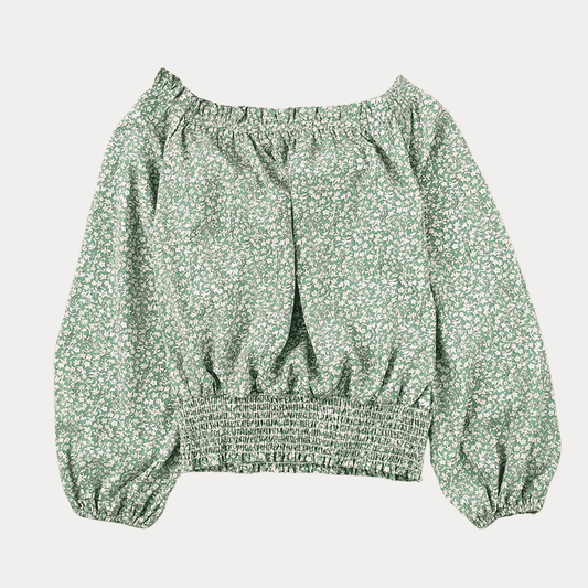 TOP IN CHIFFON FLOREALE