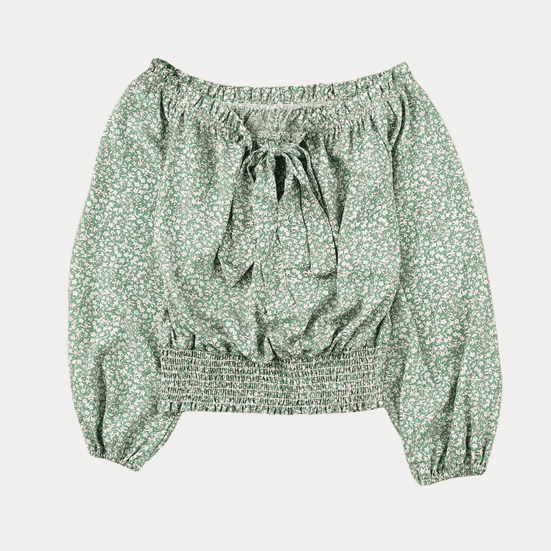 TOP IN CHIFFON FLOREALE