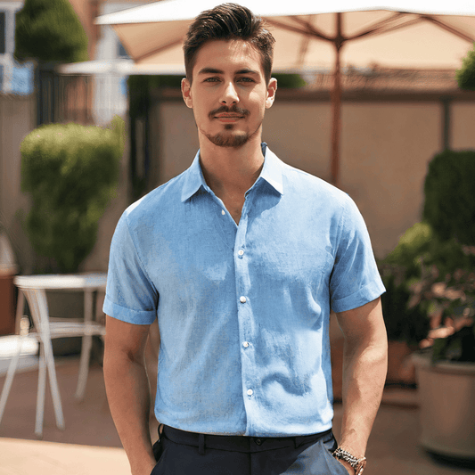 CAMICIA REGULAR A MANICA CORTA