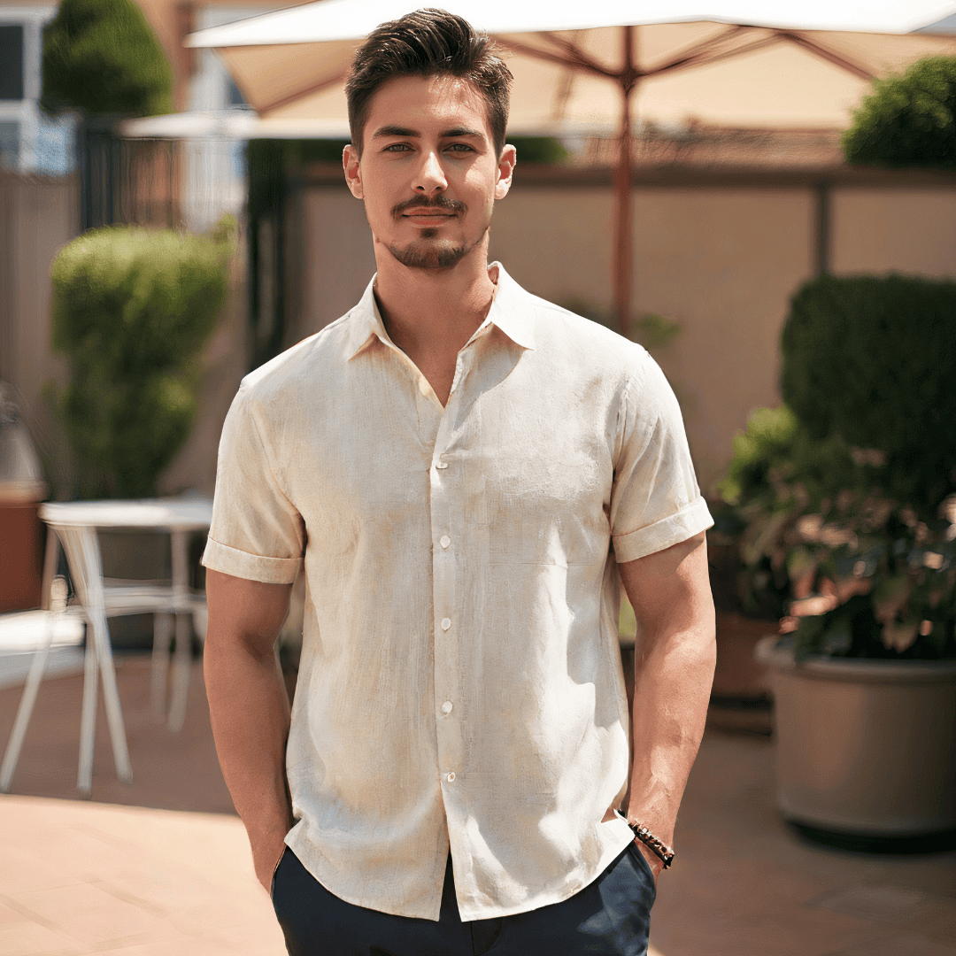 CAMICIA REGULAR A MANICA CORTA