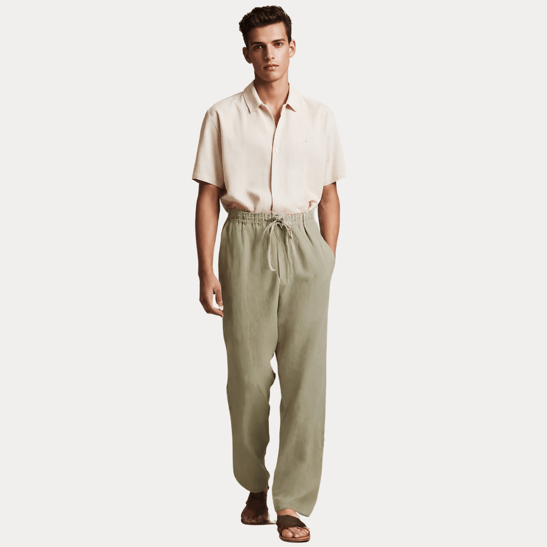 PANTALONI FRESCO LINO