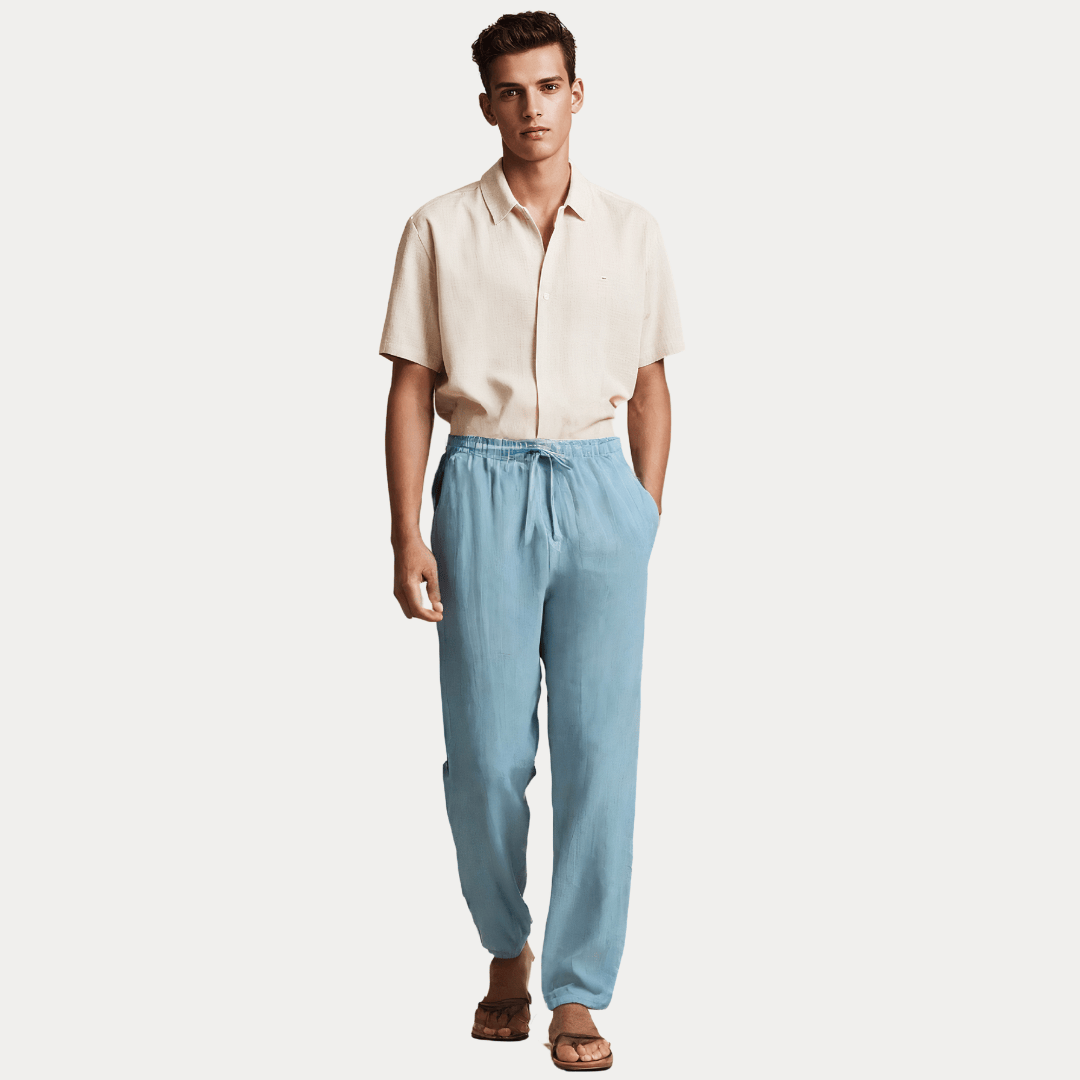 PANTALONI FRESCO LINO