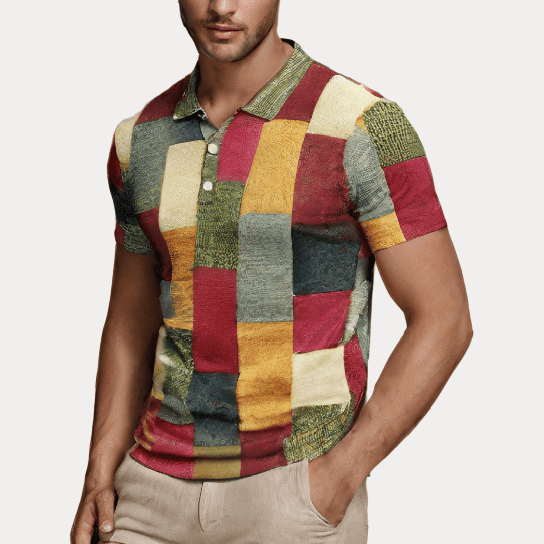 POLO SLIM FIT IN STOFFA