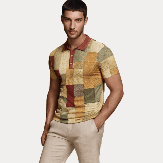 POLO SLIM FIT IN STOFFA