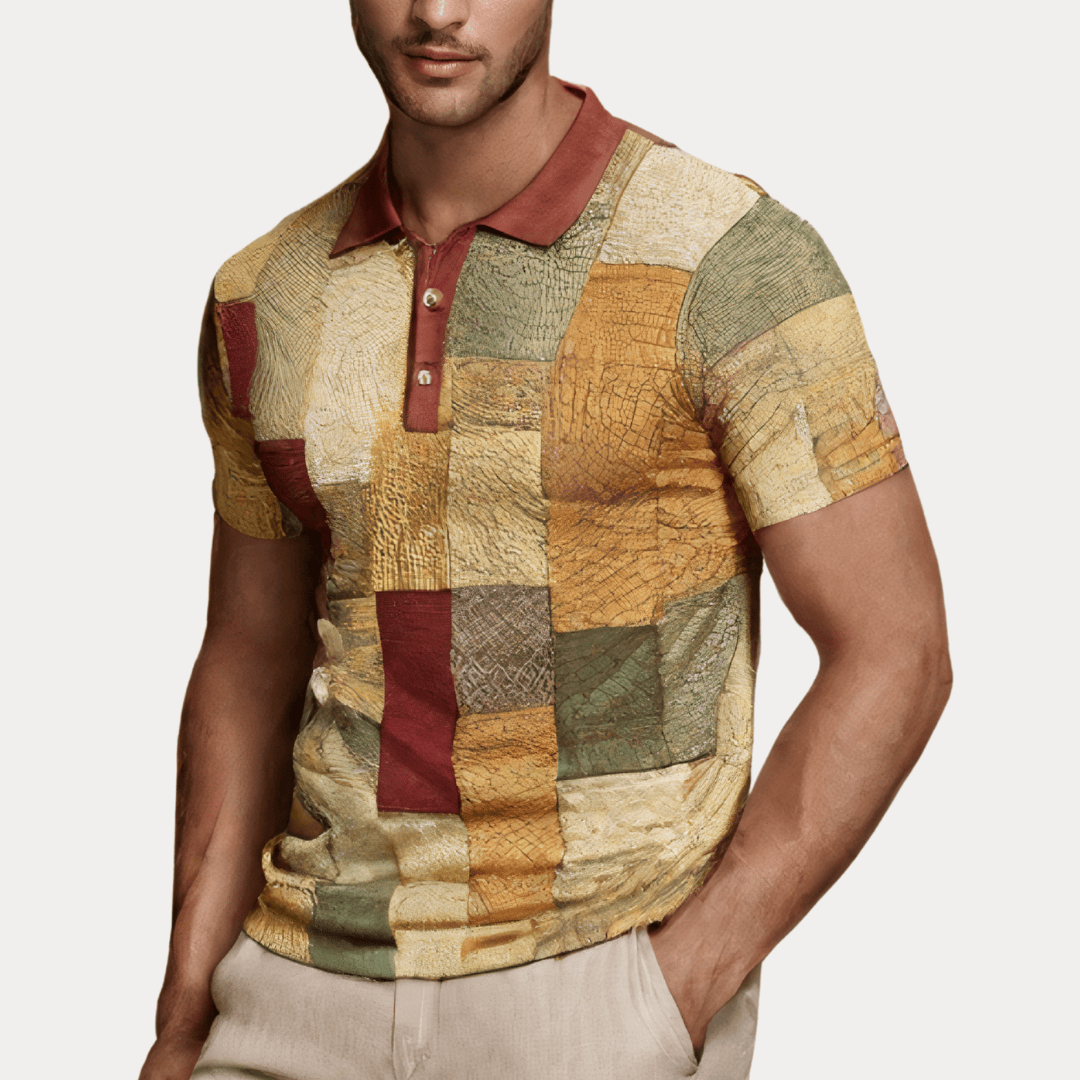 POLO SLIM FIT IN STOFFA