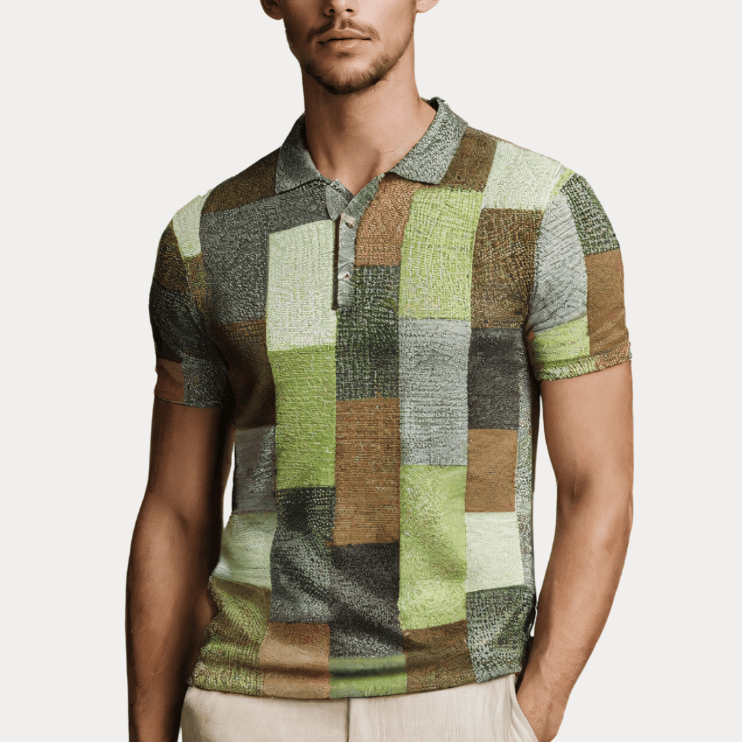 POLO SLIM FIT IN STOFFA