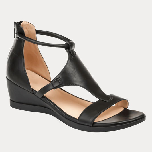 SANDALI TACCO IN PELLE