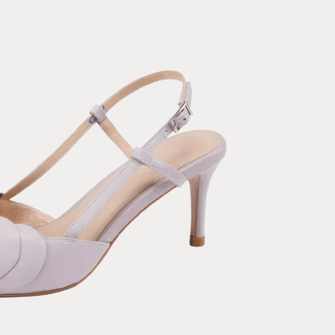 SANDALI A PUNTA DECORO CON FIORE